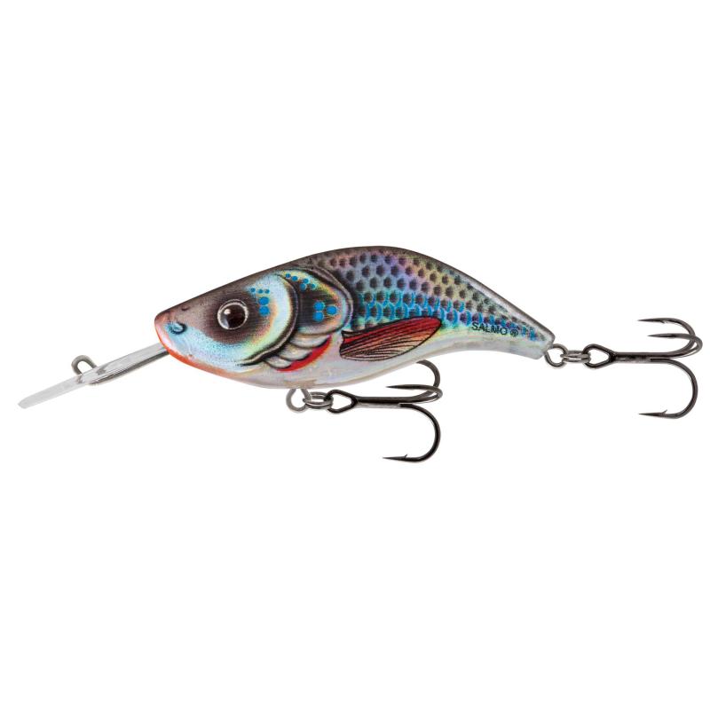 Salmo Sparky Shad 4cm Floating SILVER HOLOGRAPHIC SHAD