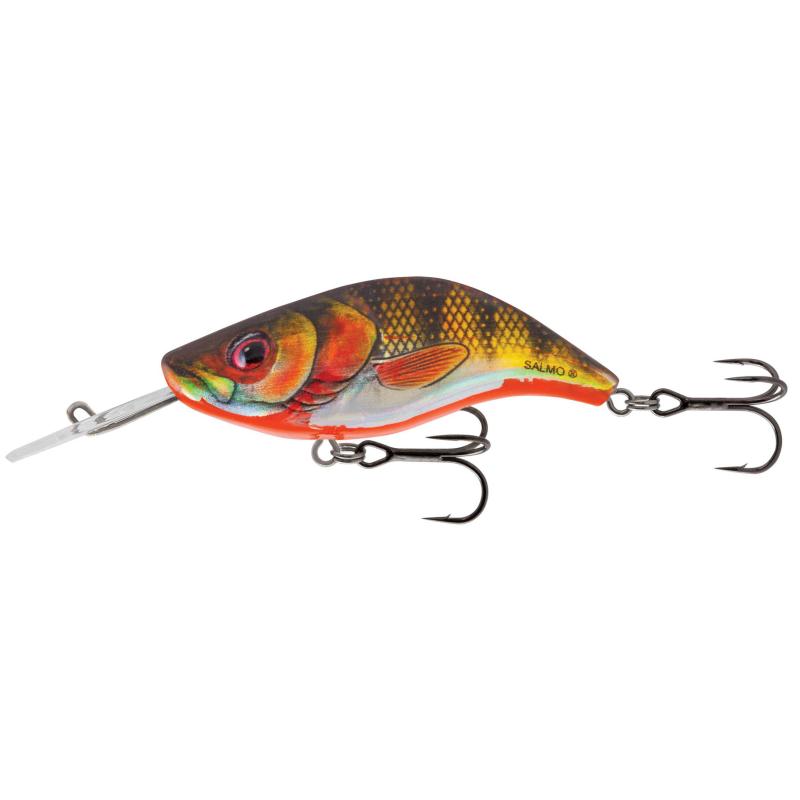 Salmo Sparky Shad 4cm Floating YELLOW HOLOGRAPHIC SHAD