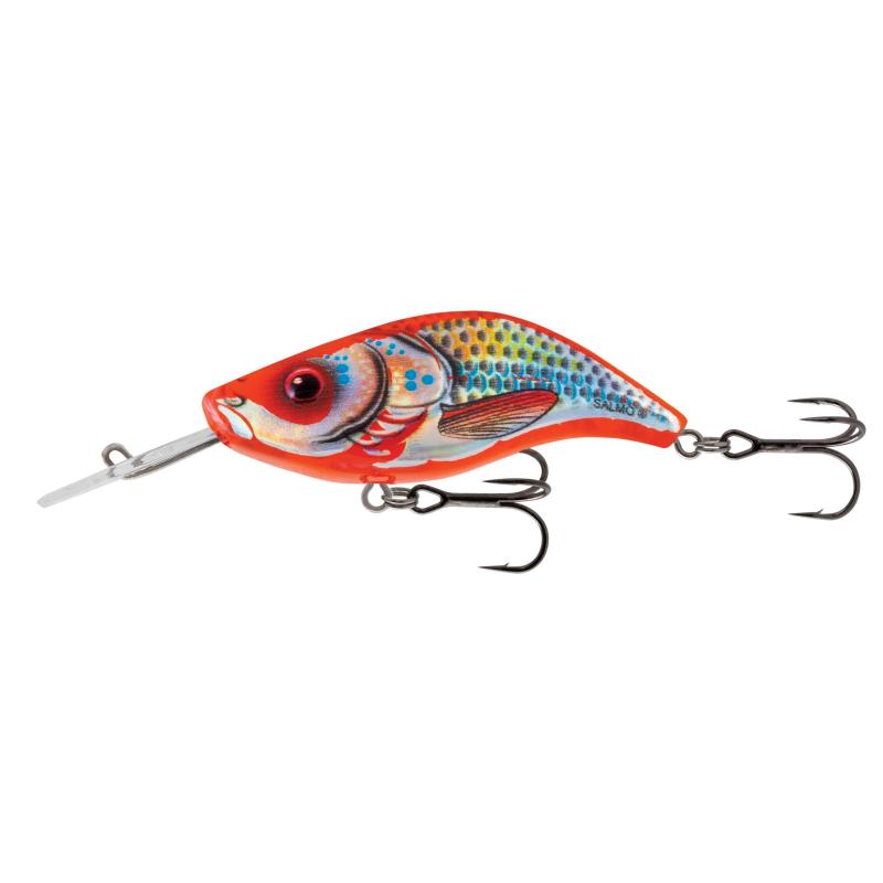 Salmo Sparky Shad 4cm Floating HOLOGRAPHIC GOLD ORANGE SHAD