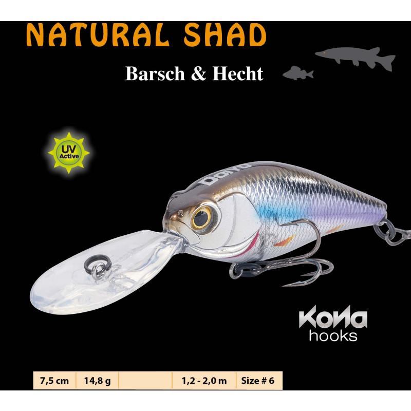 IC Doiyo Natural Shad Suspending UV 75mm-BR