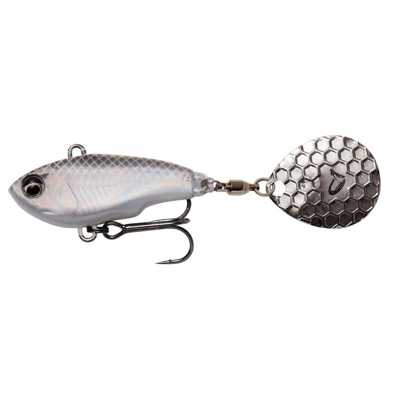 Savage Gear Fat Tail Spin 5.5cm 9G Sinking White Silver