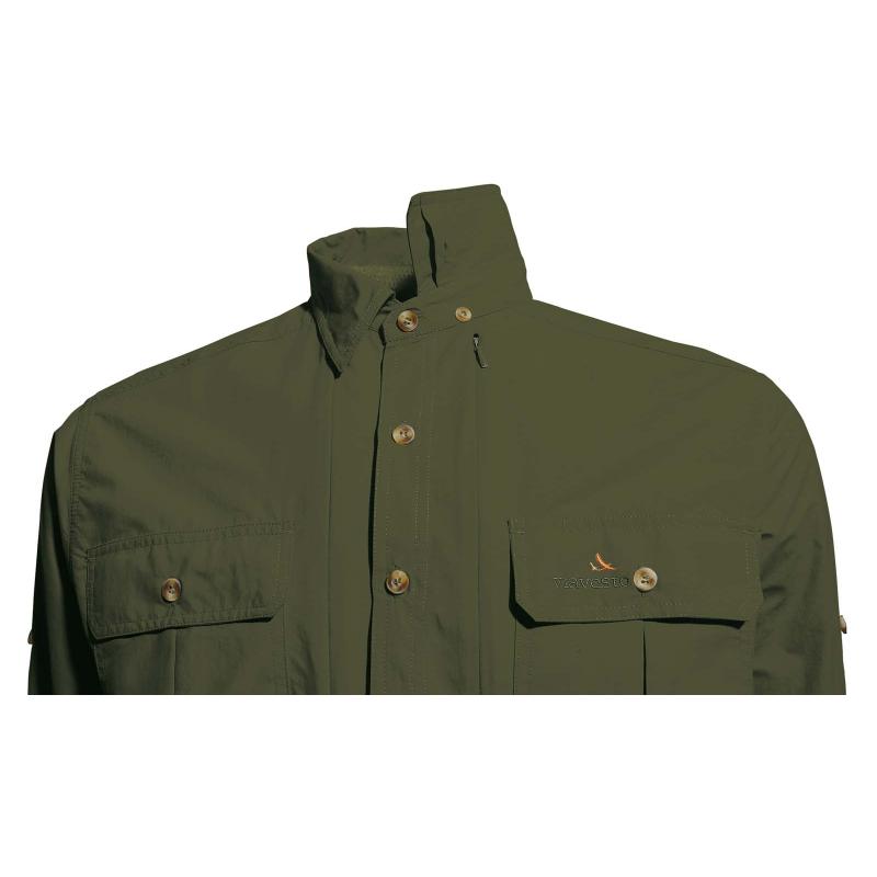 Viavesto Herrenhemd Sr. Eanes: Khaki, Gr. 56