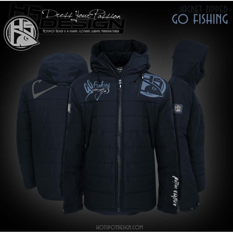 Hotspot Design Zipped jacket Go Fishing - Size XXL