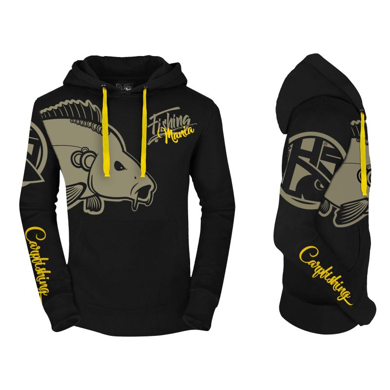 Hotspot Design Hoodie Fishing Mania Carpfishing - Size L