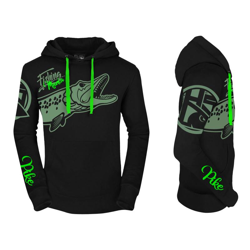 Produktbild Hotspot Design Hoodie Fishing Mania Pike - Size XXL