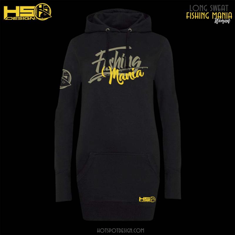 Hotspot Design Long hoodie Fishing Mania woman - Size M