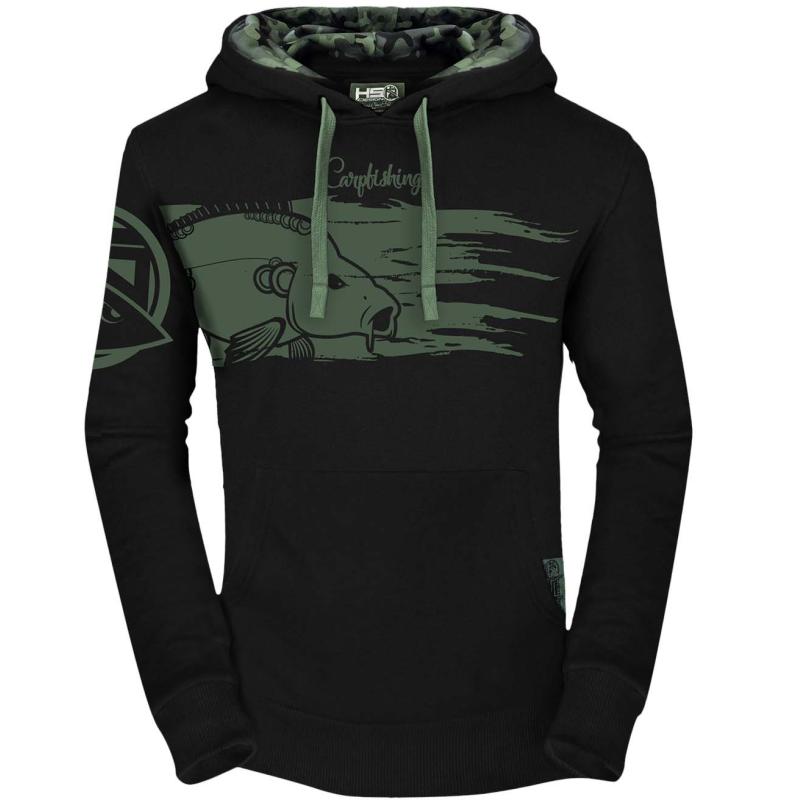 Hotspot Design Hoodie Carpfishing with camo detail - Size M