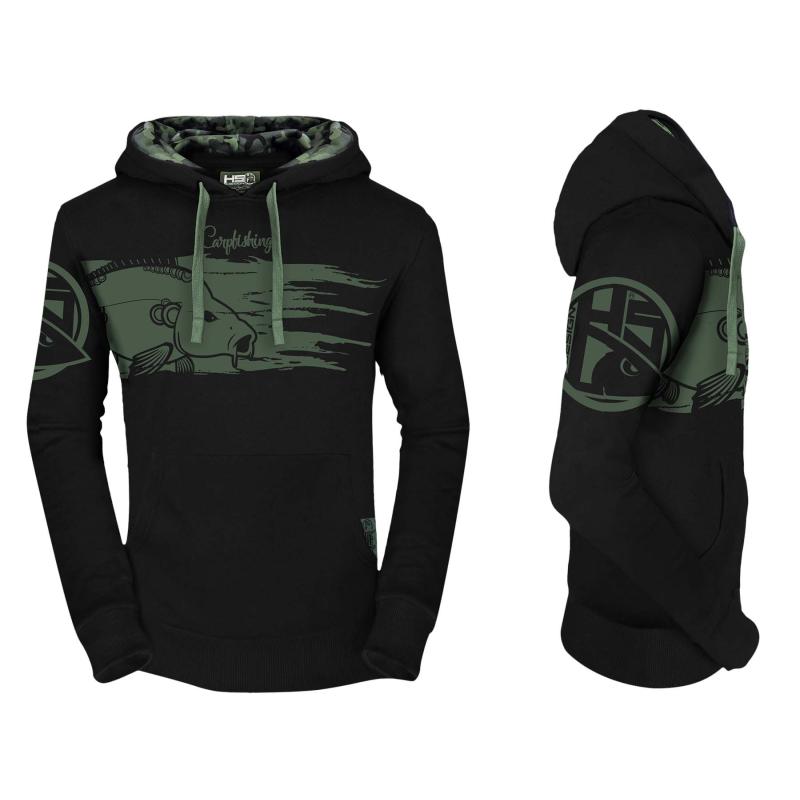 Produktbild Hotspot Design Hoodie Carpfishing with camo detail - Size XXL