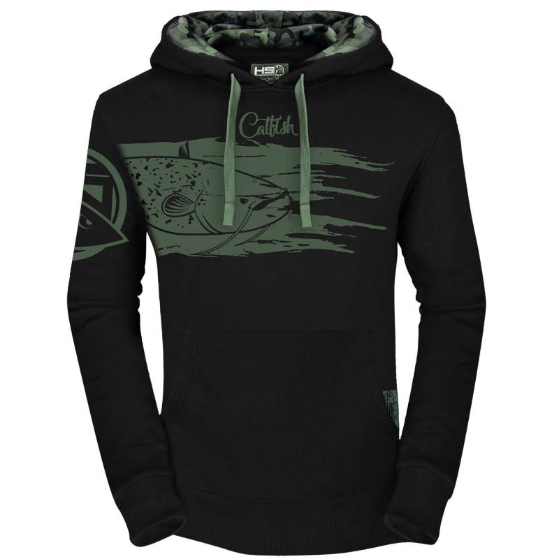 Hotspot Design Hoodie Catfish with camo detail - Size XL