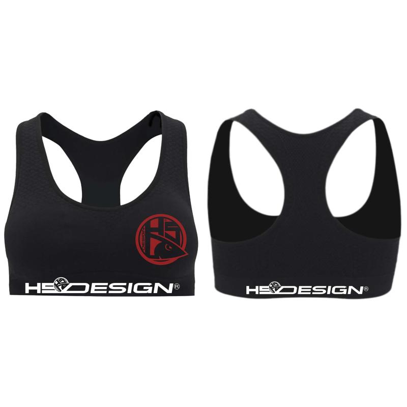 Hotspot Design Sport Bra red logo Size L