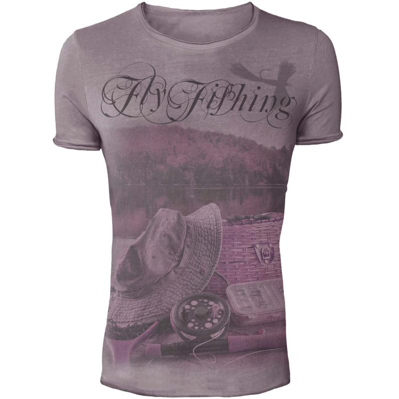 Hotspot Design Vintage t-shirt Fly Fishing - Size L
