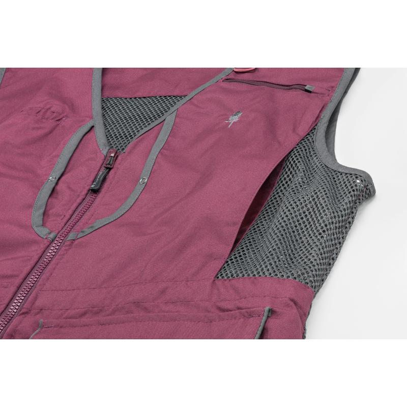 Pinewood Dog Sports 2.0 Women Vest Plum/D.Anthracite 3XL