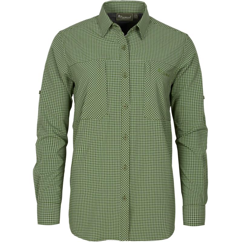 Produktbild Pinewood InsectSafe Women Shirt Pine Green/Offwhite XXL
