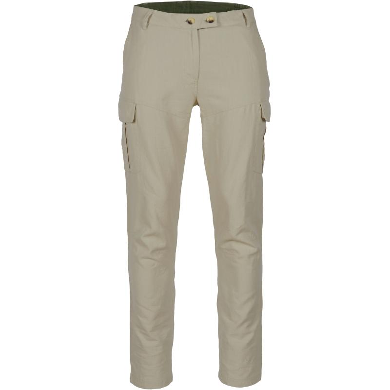Pinewood V&auml;rnamo InsectSafe Linen Women Trouser Linen Beige 40