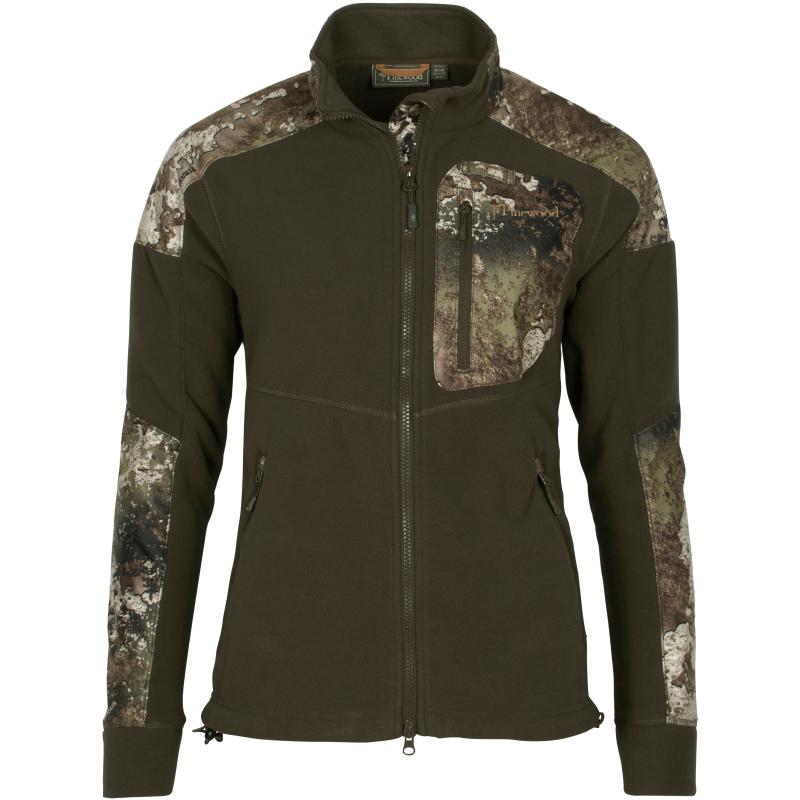 Pinewood Sm&aring;land Hunters Camou Women Fleece Jacket H.Brown/Strata M