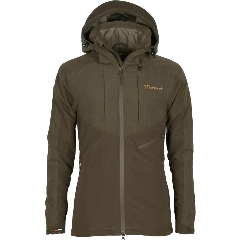 Produktbild Pinewood Furudal Caribou Hunt Xtr. Women Jacket Suede Brown/D.Olive XXL