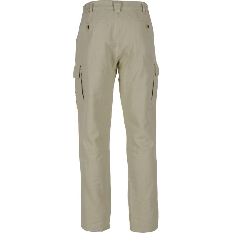 Pinewood V&auml;rnamo InsectSafe Linen Trouser Linen Beige C48