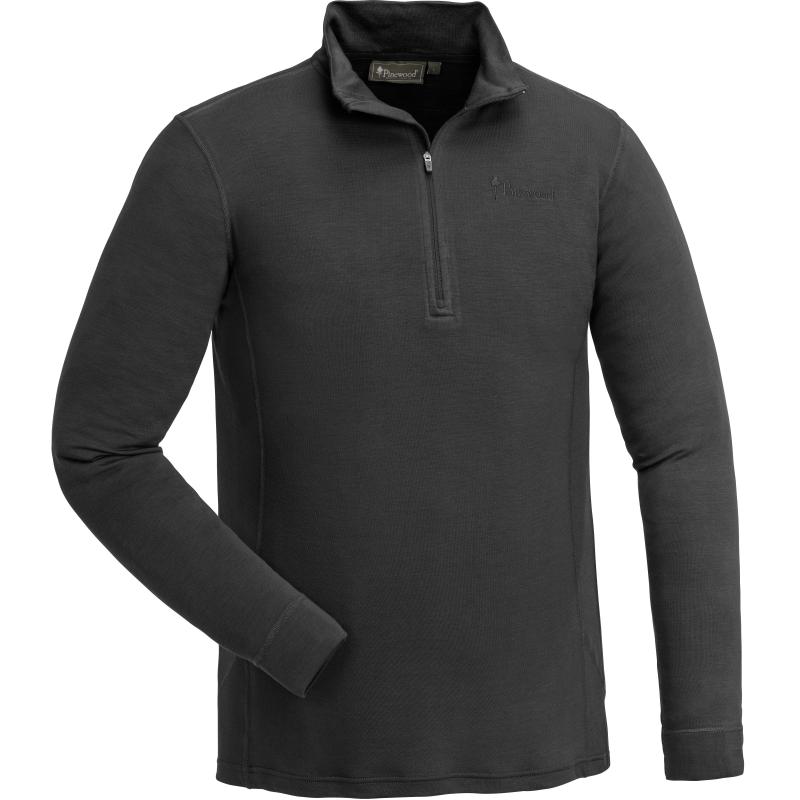 Produktbild Pinewood Abisko Merino Baselayer Half Zip Smoke Black S