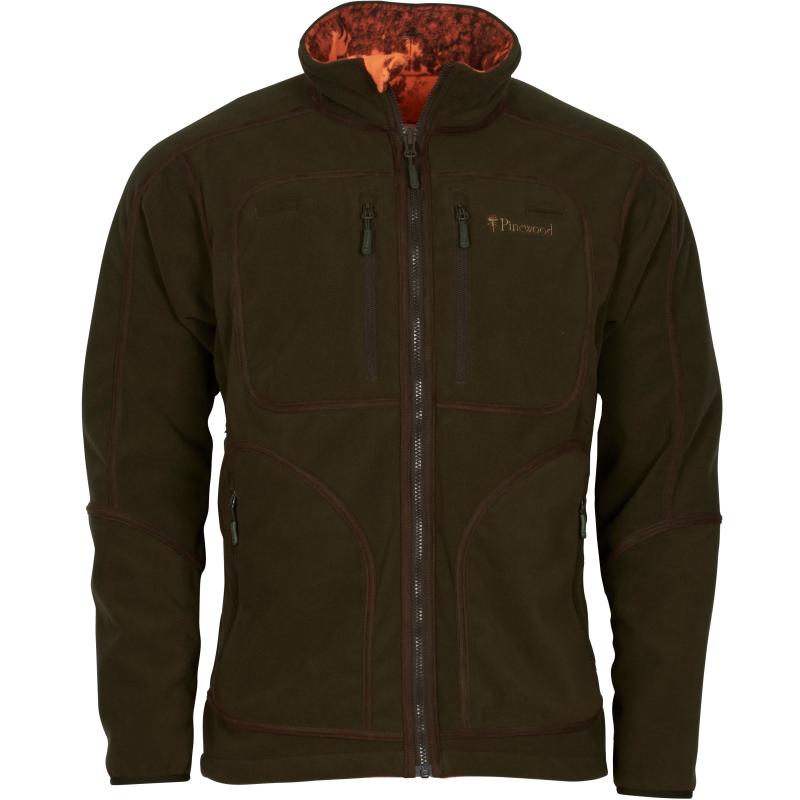 Produktbild Pinewood Furudal Reversible Camou Fleece Jacket H.Brown/Strata Blaze 5XL