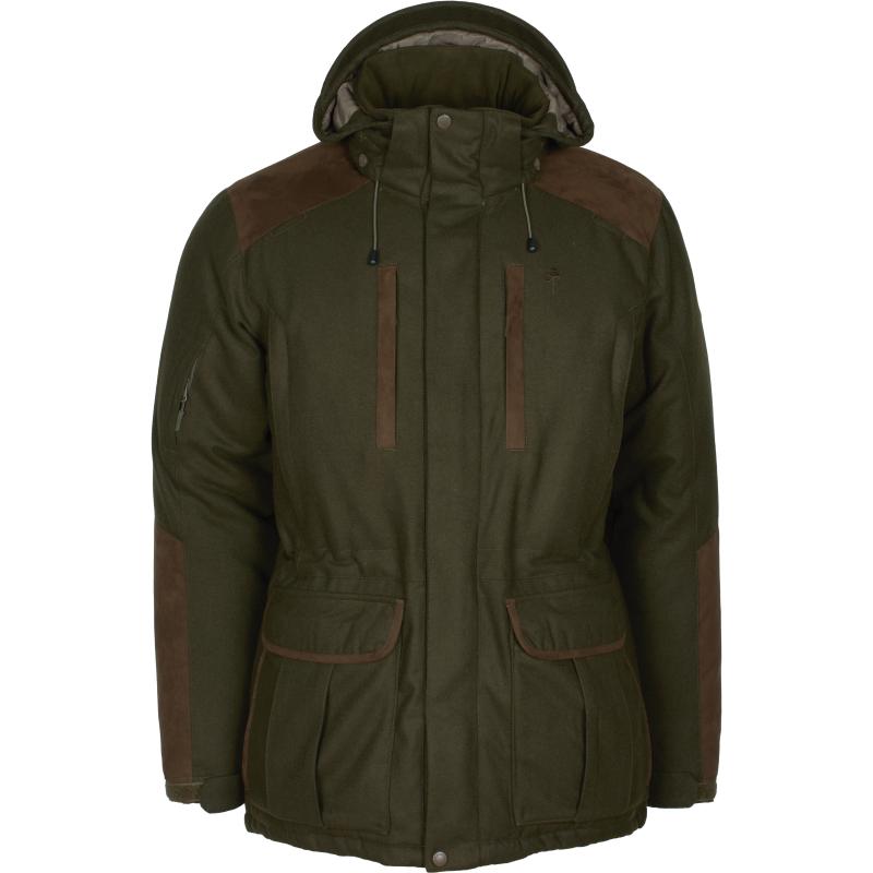Produktbild Pinewood Nydala Insulation Wool Parka Mossgreen/Suede Brown S