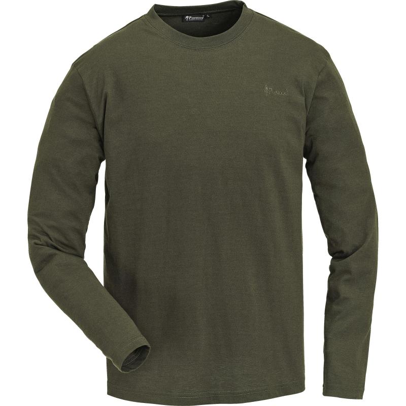 Produktbild Pinewood Long Sleeve 2-Pack T-Shirt Green 5XL