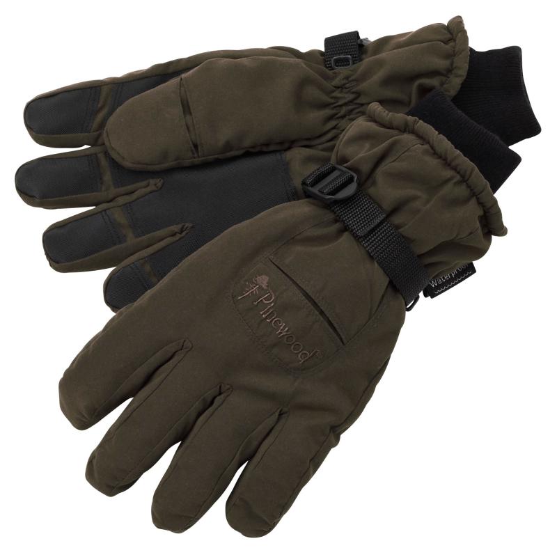 Produktbild Pinewood Membrane Handschuh Suede Brown 10