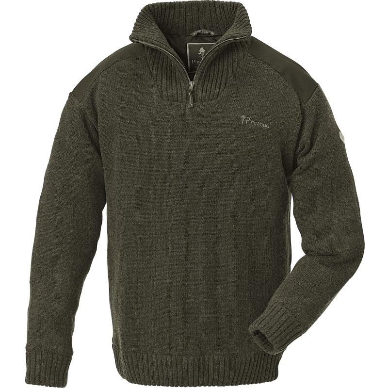 Produktbild Pinewood Hurricane Sweater D.Green Melange L