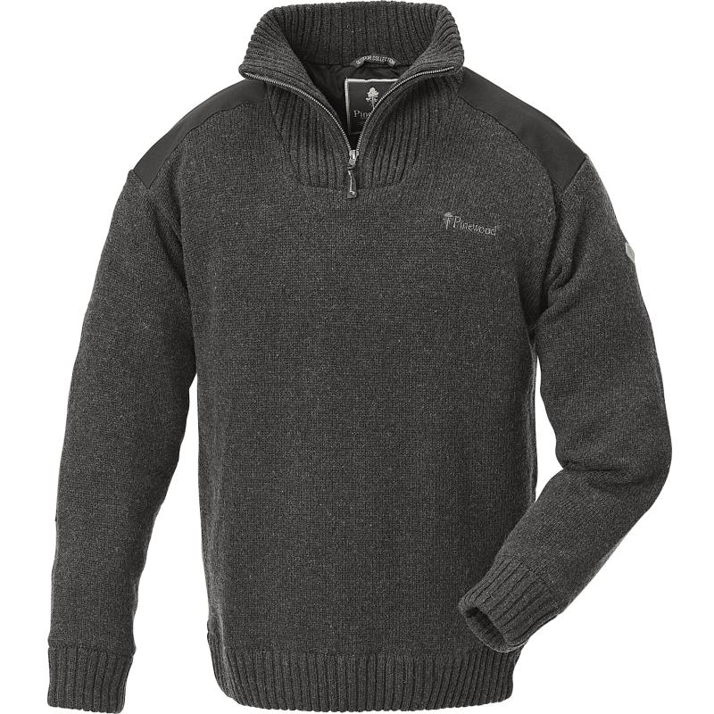Produktbild Pinewood Hurricane Sweater D.Grey Melange L