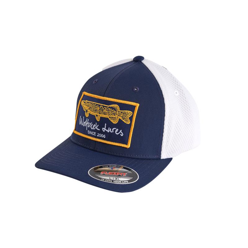Pike Patch Flexfit Tactel Airmesh, Navy/White, S/M
