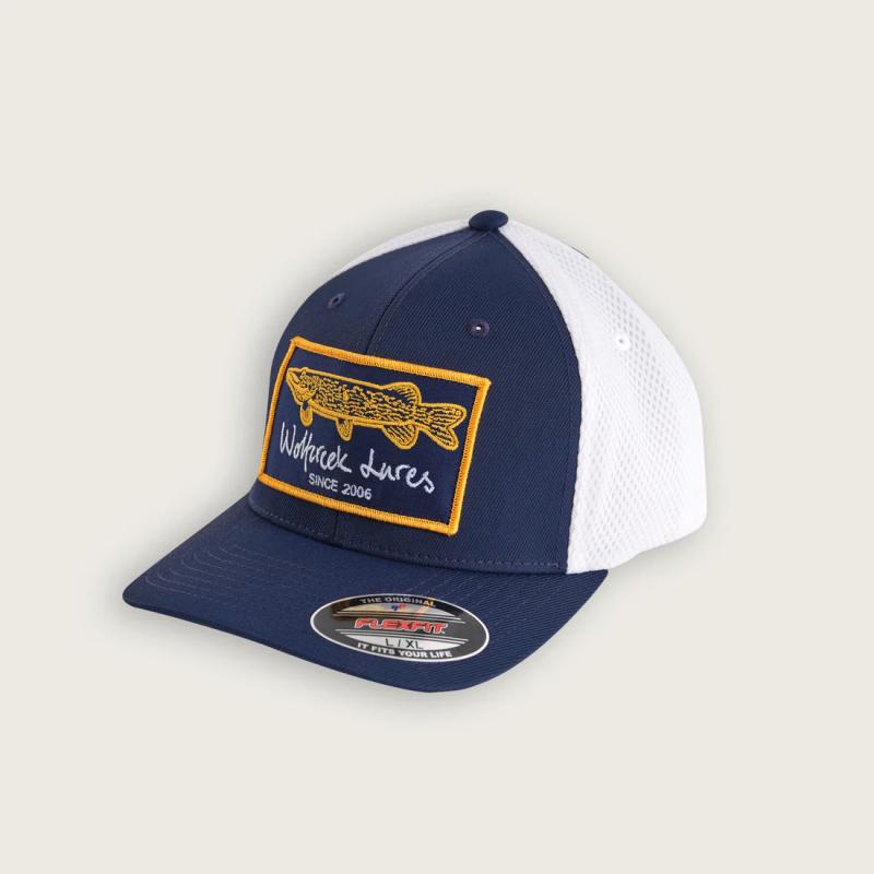 Pike Patch Flexfit Tactel Airmesh, Navy/White, L/XL