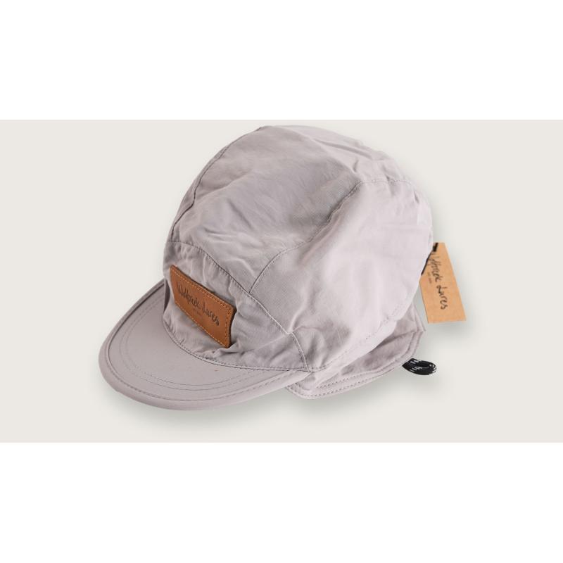 Fj&auml;llsm&auml;ck Classic Logo Leather Patch, Light Grey
