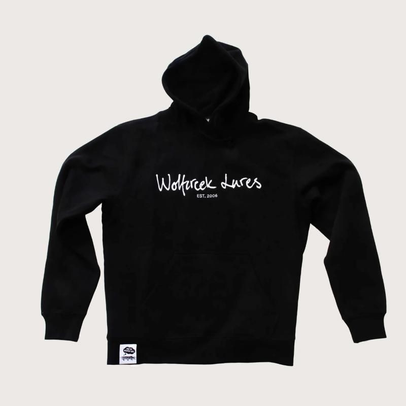 Wolfcreek Lures Classic Logo Hoodie, Black, S