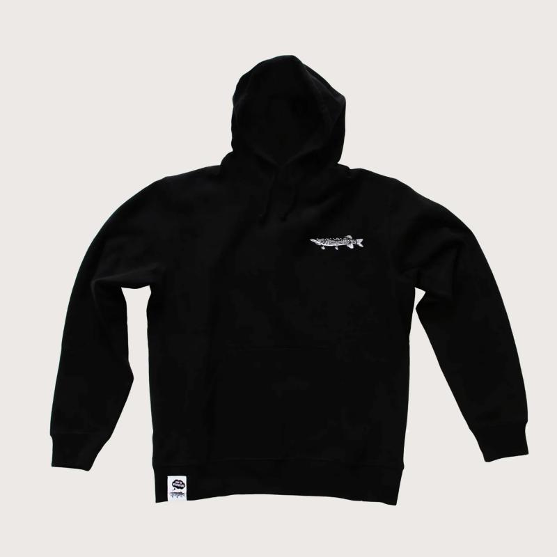 Pike Logo Hoodie, Black, S