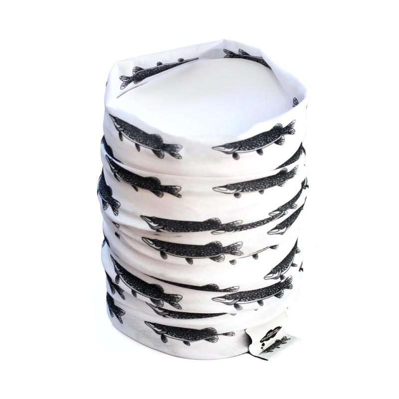 Pike Logo Multiscarf, White