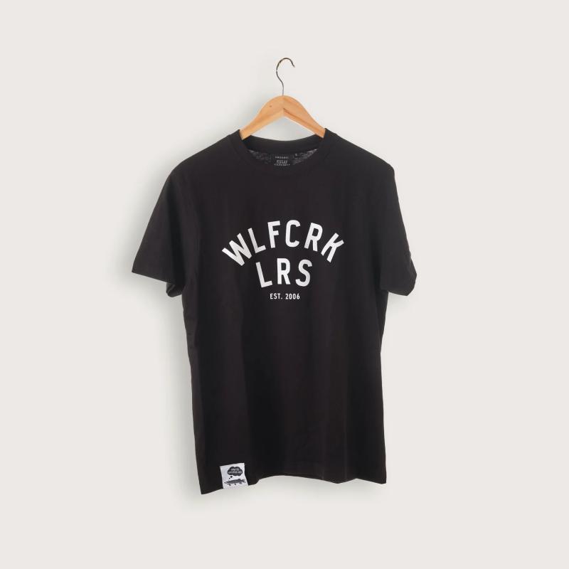 WLFCRK LRS Logo T-shirt, Black, S