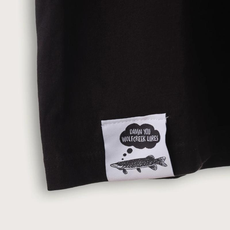 WLFCRK LRS Logo T-shirt, Black, S