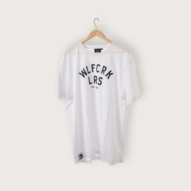 WLFCRK LRS Logo T-shirt, White, S