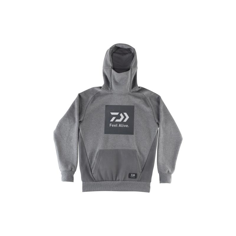 Daiwa D-Vec Snood Hoodie grau XXL