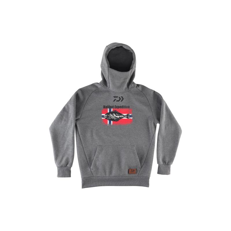Daiwa D-Vec Snood Hoodie Nor grau XL