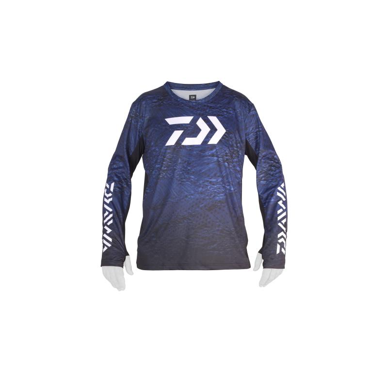 Daiwa D-VEC SUNP. LS-Shirt 2XL Navy