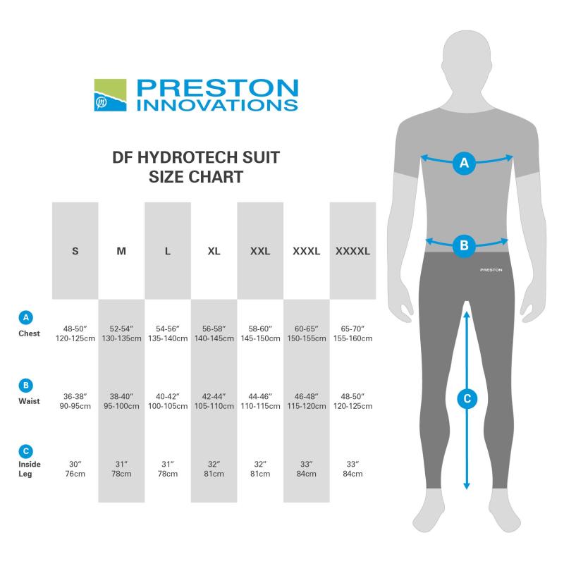 Preston Df Hydrotech Suit - XXLarge