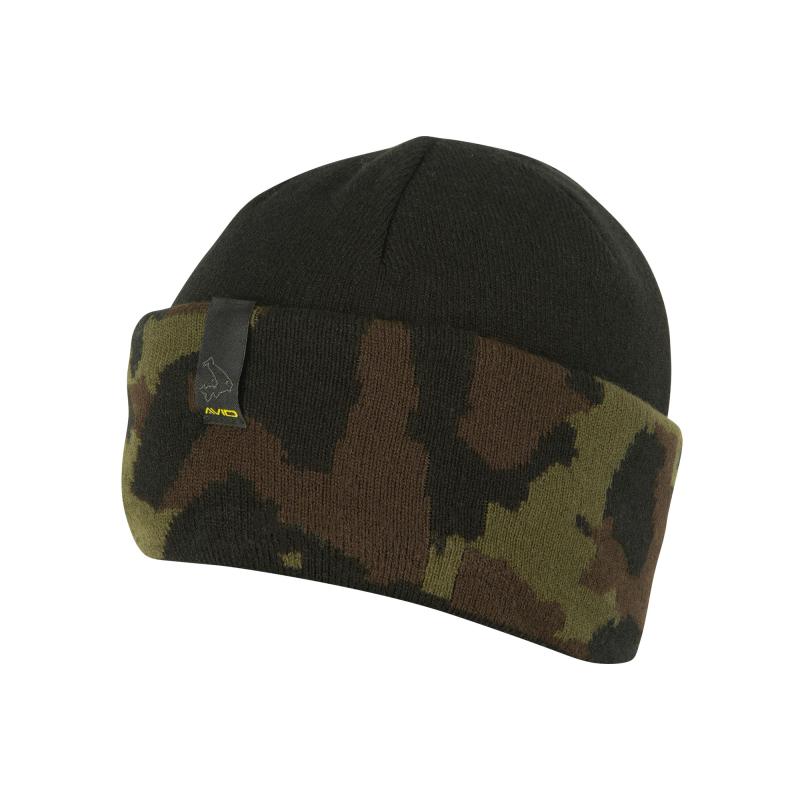 Avid Black and Camo Beanie
