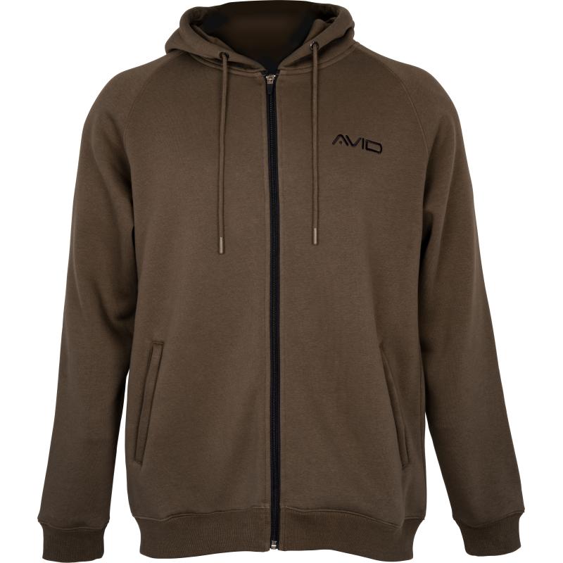 Avid Compound Zip Hoodie (Peat Brown) - M