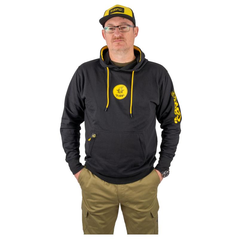 Black Cat Black Hoody Large