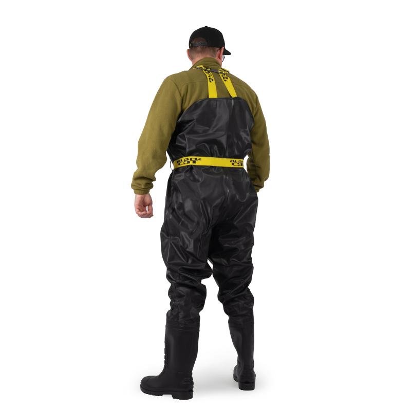 Black Cat Booted Waders UK 9/EU 43