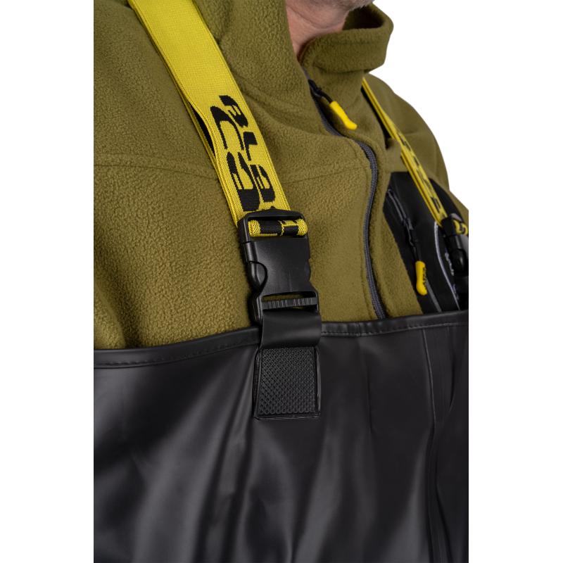 Black Cat Booted Waders UK 10/EU 44