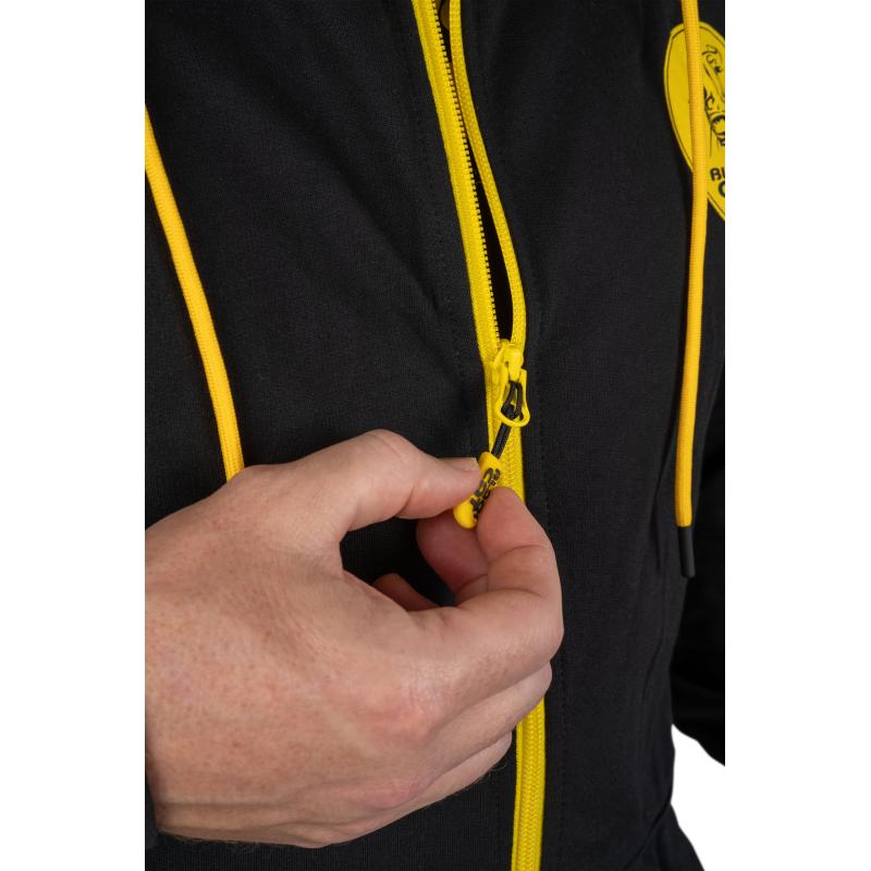 Black Cat Black Zip Hoody XXL