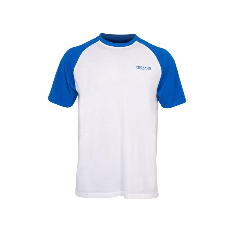 Preston Lightweight White Raglan T-Shirt XXXL