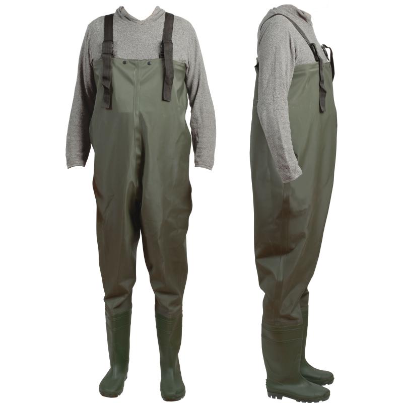 Zebco PVC Wader Sz 7-8 EU 40-41 Green