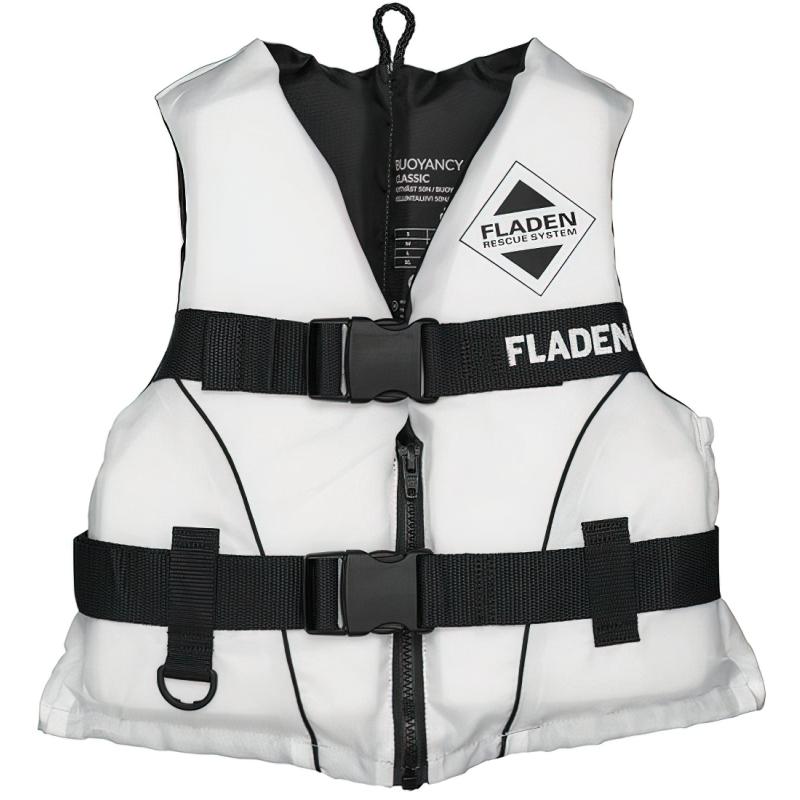 Produktbild FLADEN Schwimmweste Classic white ISO 12402-5 50N M